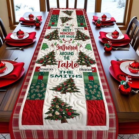 Best Memories - Personalized Family Table Runner