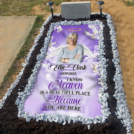 Custom Photo If Tears Could Build A Stairway Personalized Memorial Blanket Memorial Gift For Loss Of Loved One