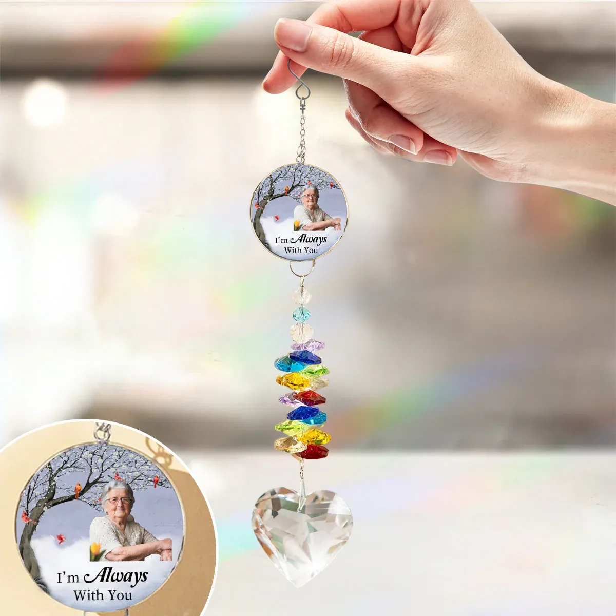 Rainbow Love Crystal Ball Three-piece Set