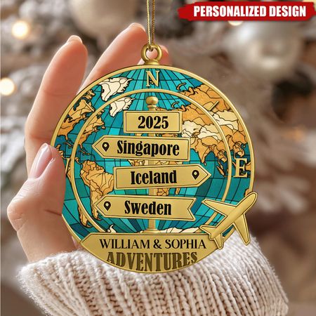 Destination Of All Year - Personalized Acrylic Ornament