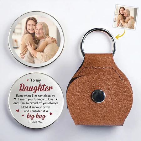 Custom Photo I Love You And I am So Proud Of You - Family Personalized Custom Pocket Hug