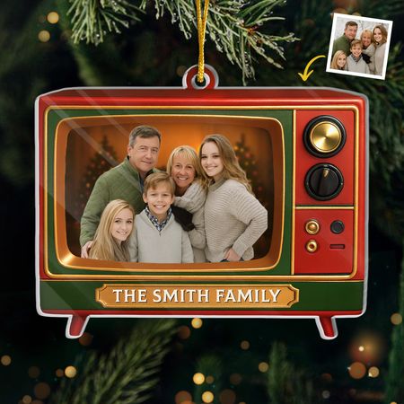 Custom Photo Acrylic Ornament - Personalized Christmas Birthday Gifts For Mom, Dad, Kids - Bringing Family Moments To Screen