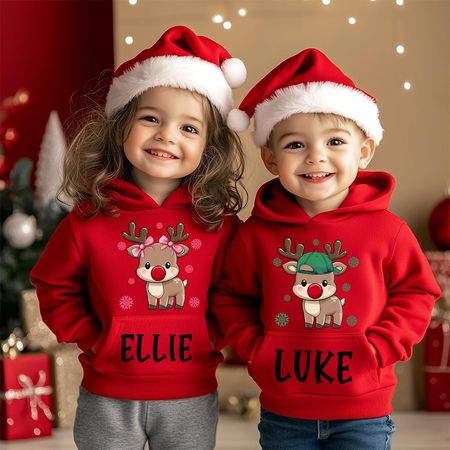 Personalized Kids Lovely Christmas Hoodie