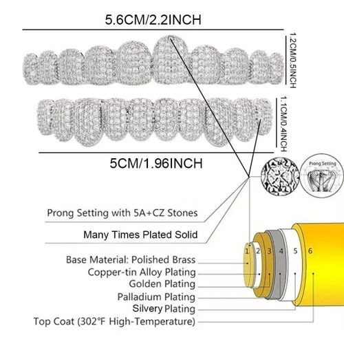 Diamond punk braces