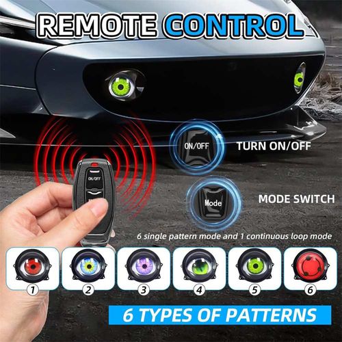 2 LED dynamic car headlights