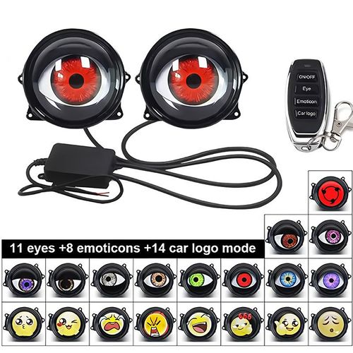 2 LED dynamic car headlights