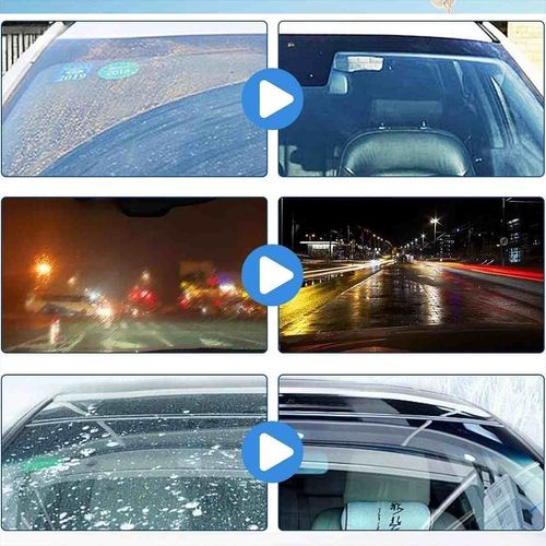 Car glass degreasing film