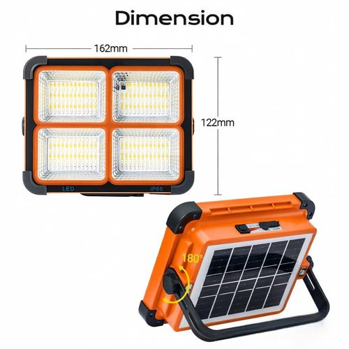 Solar LED Magnetic Work Light