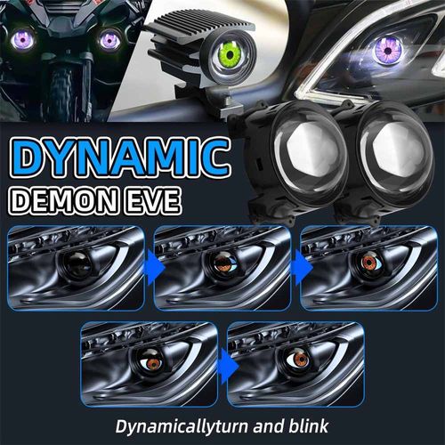2 LED dynamic car headlights