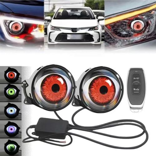 2 LED dynamic car headlights