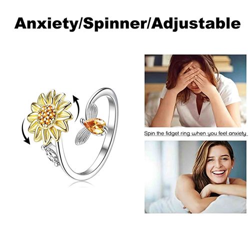 Worry Spinner Fidget Ring