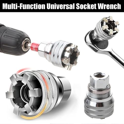 Multi-Function Universal Socket Wrench Tool - Universal Maintenance Tool