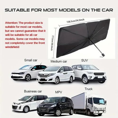 Portable car sunshade