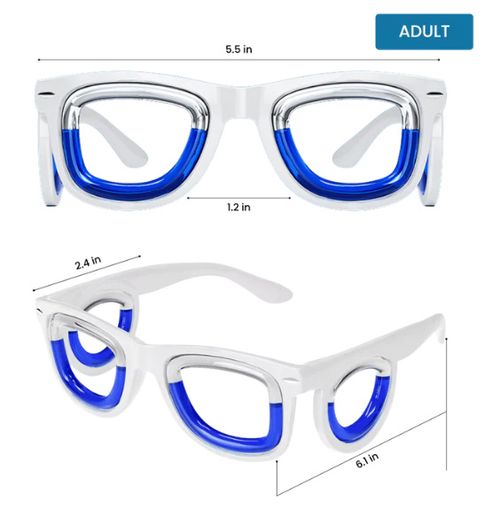 Anti-motion sickness glasses for cars, boats, and planes