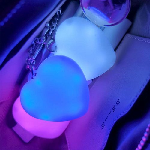 💖Touch Activated Heart Light Keychain