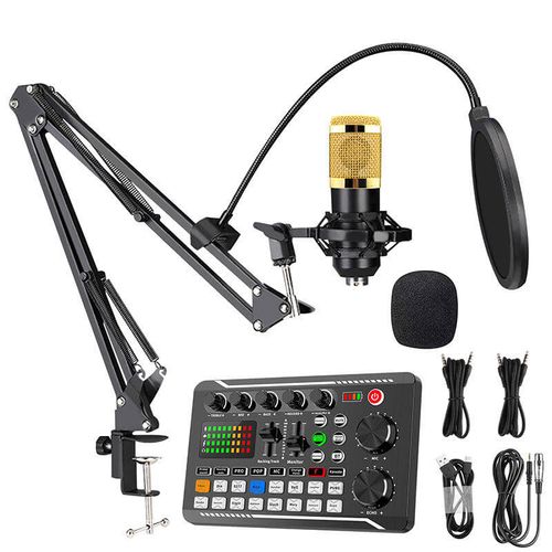 🎙️F998 Sound Card + M998 Condenser Microphone Complete Live Streaming Kit | Best Choice For Ghana Content Creators 🇬🇭