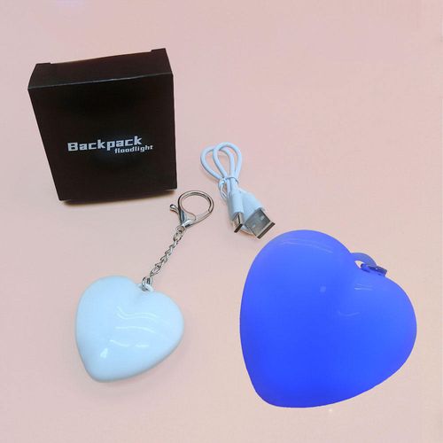💖Touch Activated Heart Light Keychain