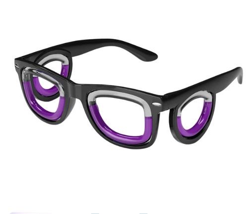 Anti-motion sickness glasses for cars, boats, and planes
