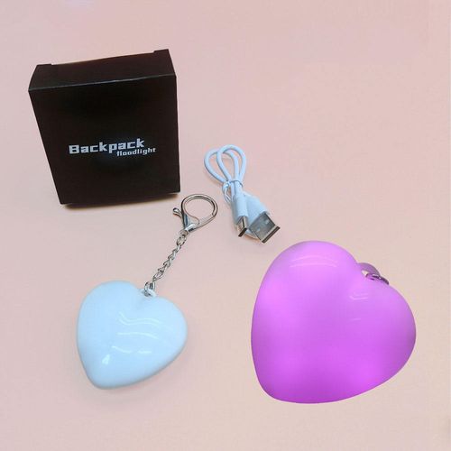💖Touch Activated Heart Light Keychain