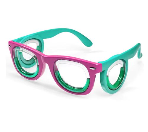 Anti-motion sickness glasses for cars, boats, and planes