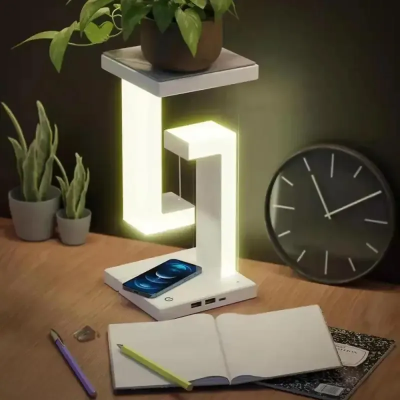 Anti-Gravity Levitating Charging Desk Lamp