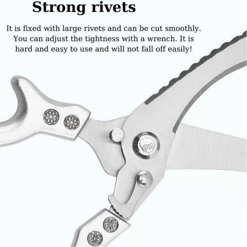 🔥Multi-Purpose Kitchen Heavy Duty Stainless Steel Bone-Cut Scissors🔥
