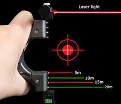 High precision stainless steel laser infrared slingshot, special for outdoor hunting