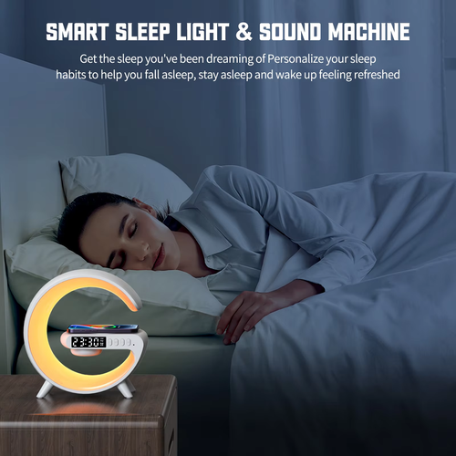 Bluetooth speaker bedside home phone wireless charger with ambient night light high quality computer small sound