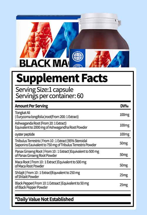 DHOP-BLACK MACA OYSTER PEPTIDE TONGKAT ALI CAPSULE