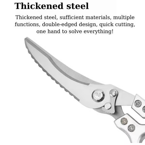 🔥Multi-Purpose Kitchen Heavy Duty Stainless Steel Bone-Cut Scissors🔥