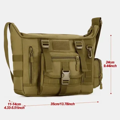 Multi-functional Tactical Military Camping Waterproof Satchel, Tool Bag, Office Bag