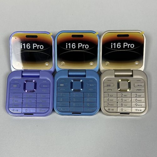i16 pro dual card dual standby non-smart phone flip phone Bluetooth folding mobile phone