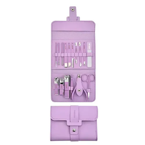 ※High Quality 16 in 1 Stainless Steel Nail Clippers Set★Manicure & Pedicure Tool Premium Nail Cutter Set☆