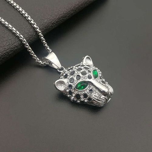 Collier tête de panthère