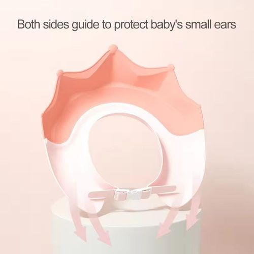 Bonnet de douche bébé réglable à motif dessin animé