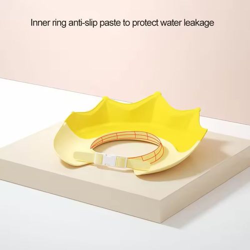 Bonnet de douche bébé réglable à motif dessin animé