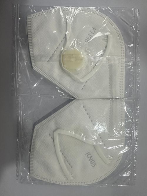 Masque KN95 avec soupape d'expiration, boîte de 25 unités