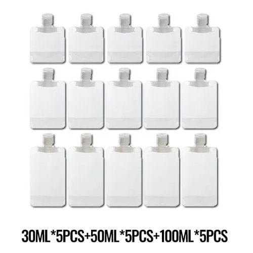 Sac à Emballage de Liquides Cosmétiques Portables pour Voyage (30 Pièces)