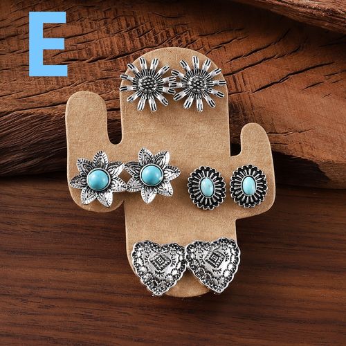 🌵 Set de Boucles d'Oreilles Style Western