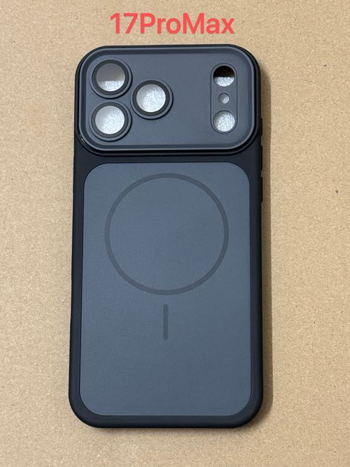 Coque iPhone en cuir : Étui en cuir PU avec support magnétique | Housse MagSafe de luxe avec logo creux | Compatible avec la série iPhone 12 à 17