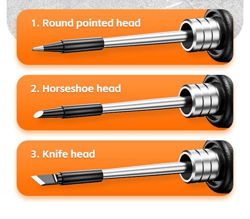 Pistolet de soudage USB LCD avec 3 pointes de soudure