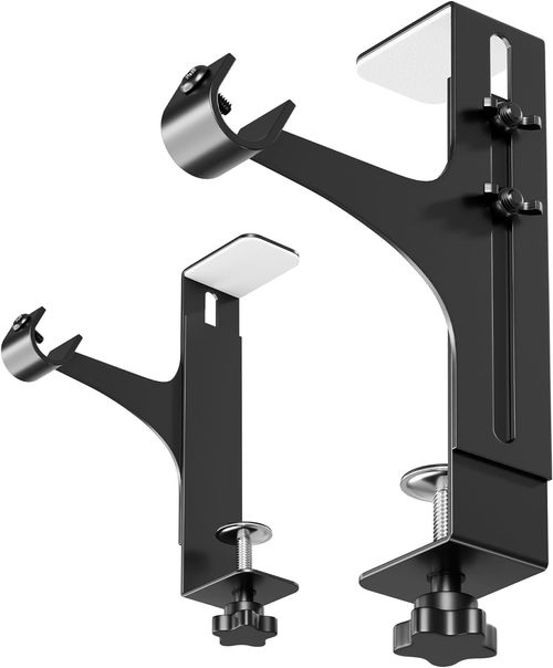 ❤️ Support sans perçage pour tringle à rideaux, compatible avec installation sur climatiseur