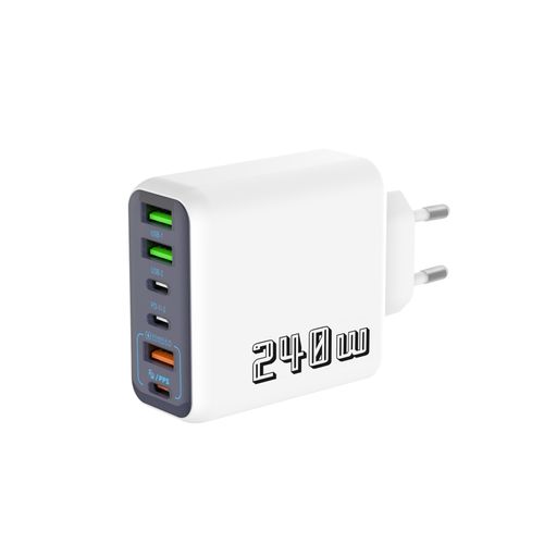 Chargeur mural 240W - Charge rapide multi-appareils