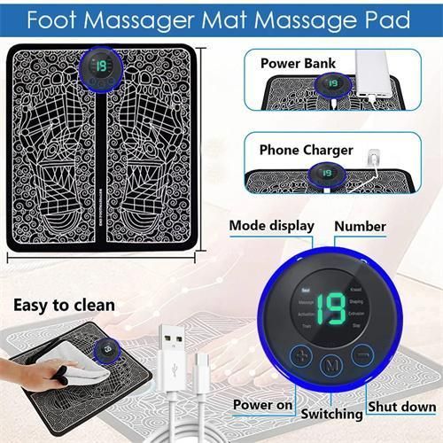 Massage De Pied électrique Machine De Pédicure Tapis De Pied ——Expédition depuis Abidjan（Livraison gratuite）