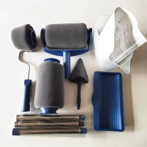 Rolo de pintura multifuncional e telescópico