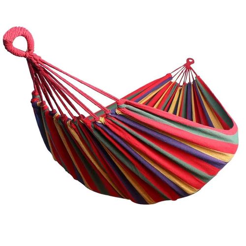 Rede de Campismo ao Ar Livre, Rede de Algodão, Rede Suspensa Portátil