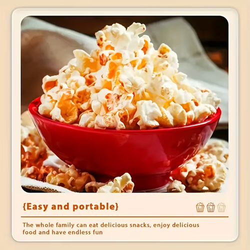 Máquina de Pipocas Caseira Mini