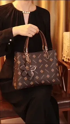 🔥 2025 Nova Bolsa Feminina Vintage de Luxo Premium - Versátil, grande capacidade, estilo elegante, pode ser carregada na mão ou no ombro! 💎👜