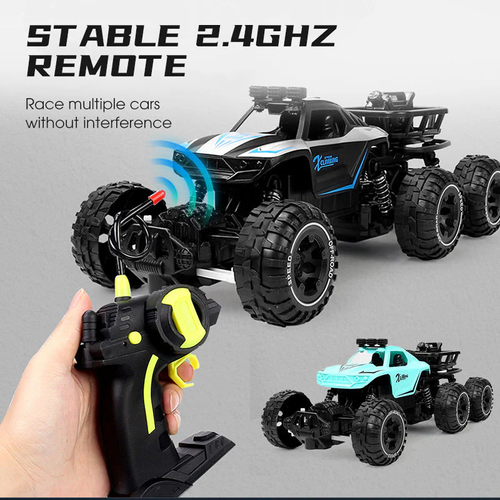 🚗6 Wheel Remote Control Off-Road Truck