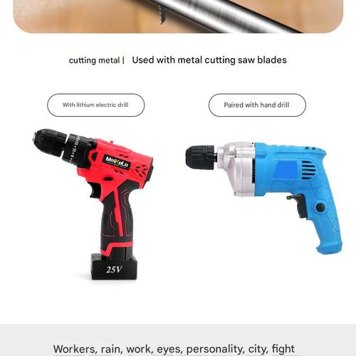 Electric drill to electric saw conversion adapter, a small handheld multi-purpose electric woodworking saw for home use.